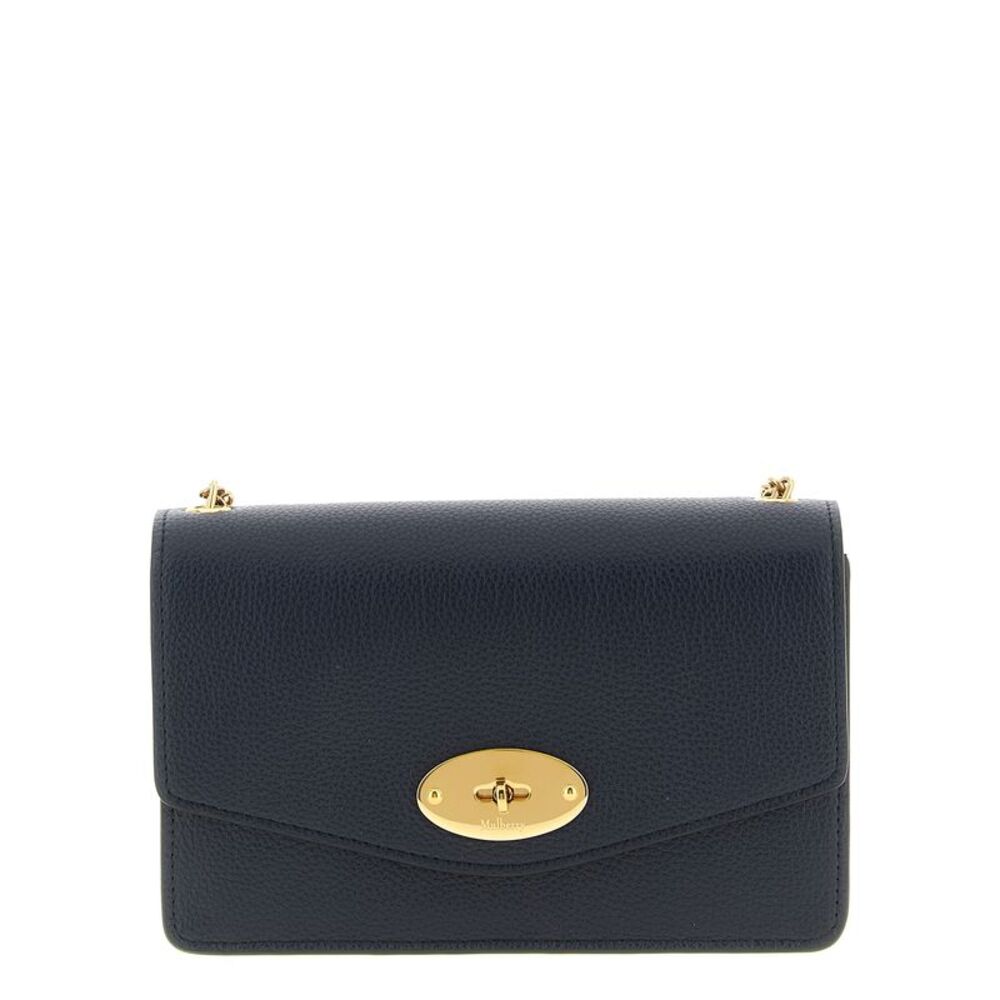 Mulberry Blue Calfskin Crossbody Women's Bag